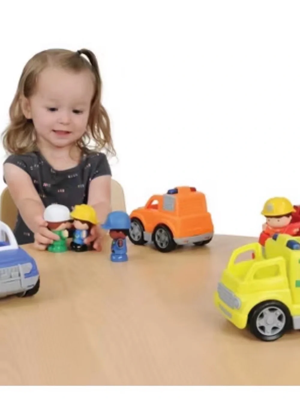 Rescue Vehicle Toy Pack - Red, Yellow, Orange, Blue